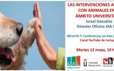 Conferencia Intervenciones Asistidas con Animales en el ámbito Universitario