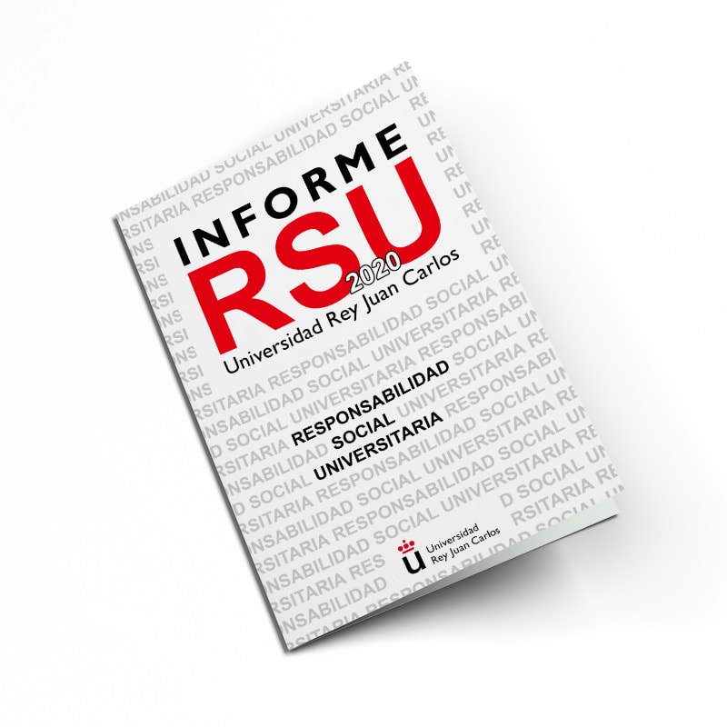 Portada del Informe de RSU de la URJC