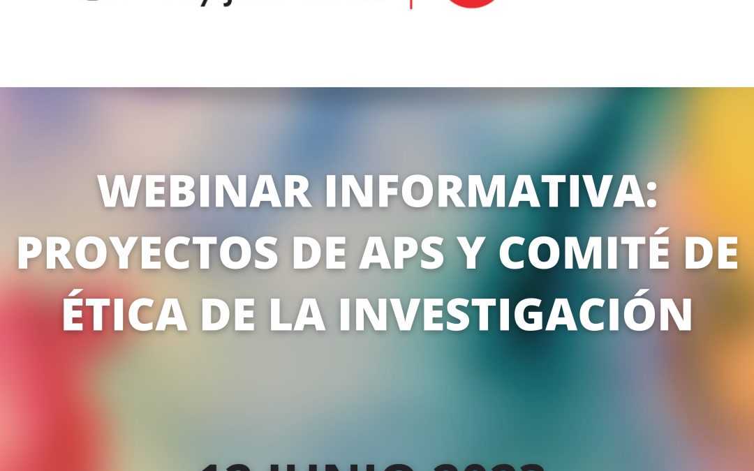 Invitación a la webinar informativa: Proyectos de ApS y Comité de Ética de la Investigación