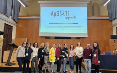 La Oficina U. de ApS de la URJC participa en el XI Congreso Nacional y V Internacional de ApS Universitario celebrado en Barcelona