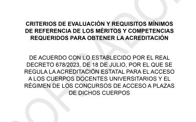 Aneca incluye el aprendizaje servicio en los méritos docentes del nuevo borrador con los criterios de evaluación y méritos para acreditación del profesorado