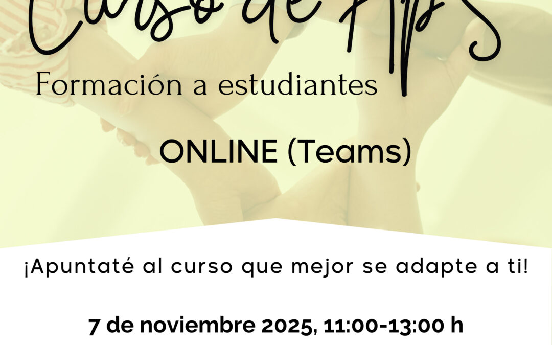 ¡No te quedes sin plaza! Abierta la inscripción al curso de formación a estudiantes: Aprendizaje experiencial a través de un servicio a la comunidad: ¿Qué es el aprendizaje-servicio? Curso de formación a estudiantes. V Edición