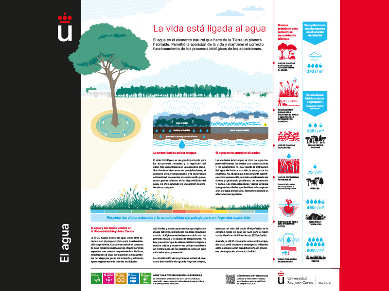 El agua en las infraestructuras verdes 