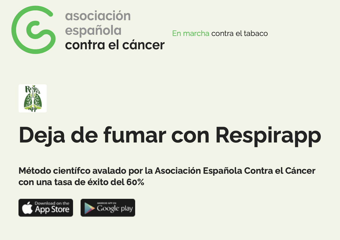 app para dejar de fumar