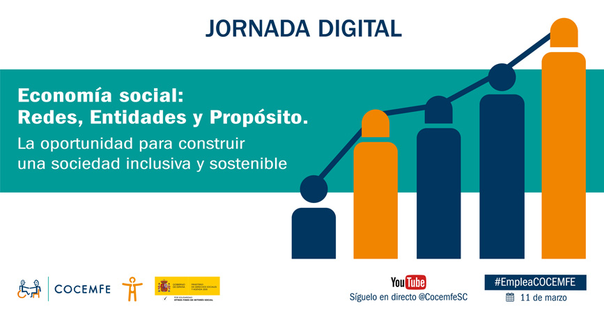 La Confederación Española de Personas con Discapacidad Física y Orgánica organiza una jornada digital sobre economía social