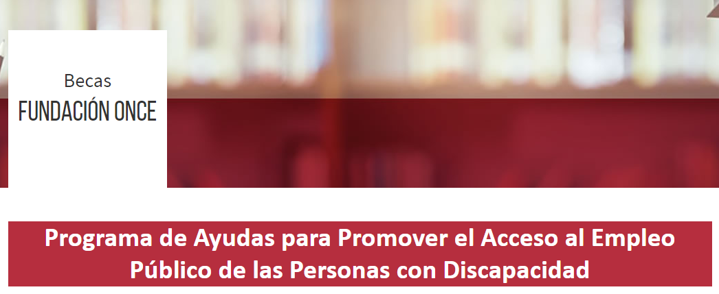II EDICIÓN DEL PROGRAMA DE AYUDAS PARA PROMOVER EL ACCESO AL EMPLEO PÚBLICO DE LAS PERSONAS CON DISCAPACIDAD