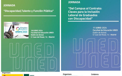 UNIDIS – UNED – Jornadas 17 y 18 de junio de 2024: “Del Campus al Contrato: Claves para la Inclusión Laboral de Graduados con Discapacidad” y “Discapacidad, talento y Función Pública”
