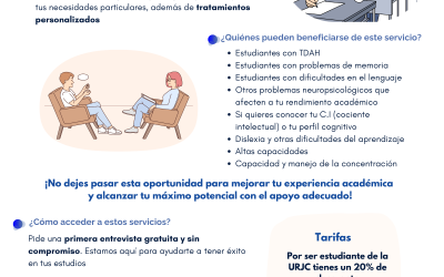 Servicio en el Servicio de Neuropsicología de la Clínica Universitaria de la URJC