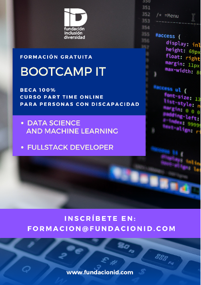 Bootcamp tecnológico: una beca 100% para personas con discapacidad.