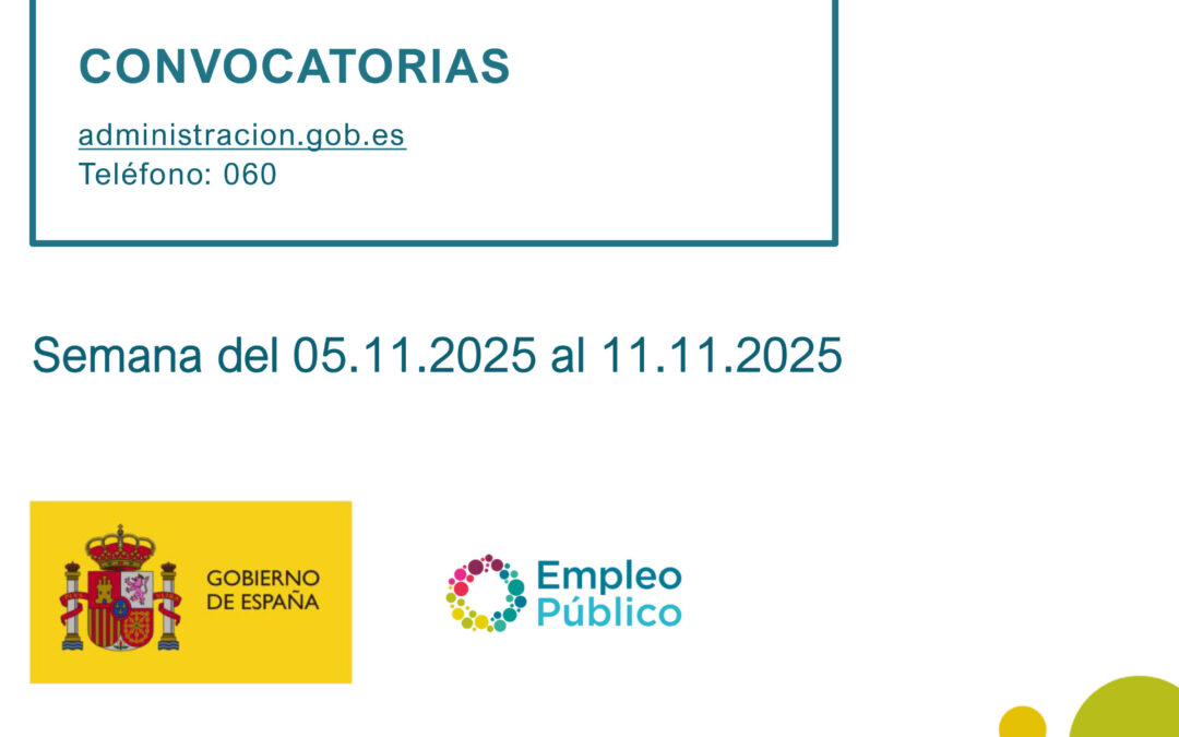 Boletín semanal de empleo público y Quincenal de Subvenciones