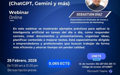 Ayuda con difusión jornada de emprendimiento para miembros URJC