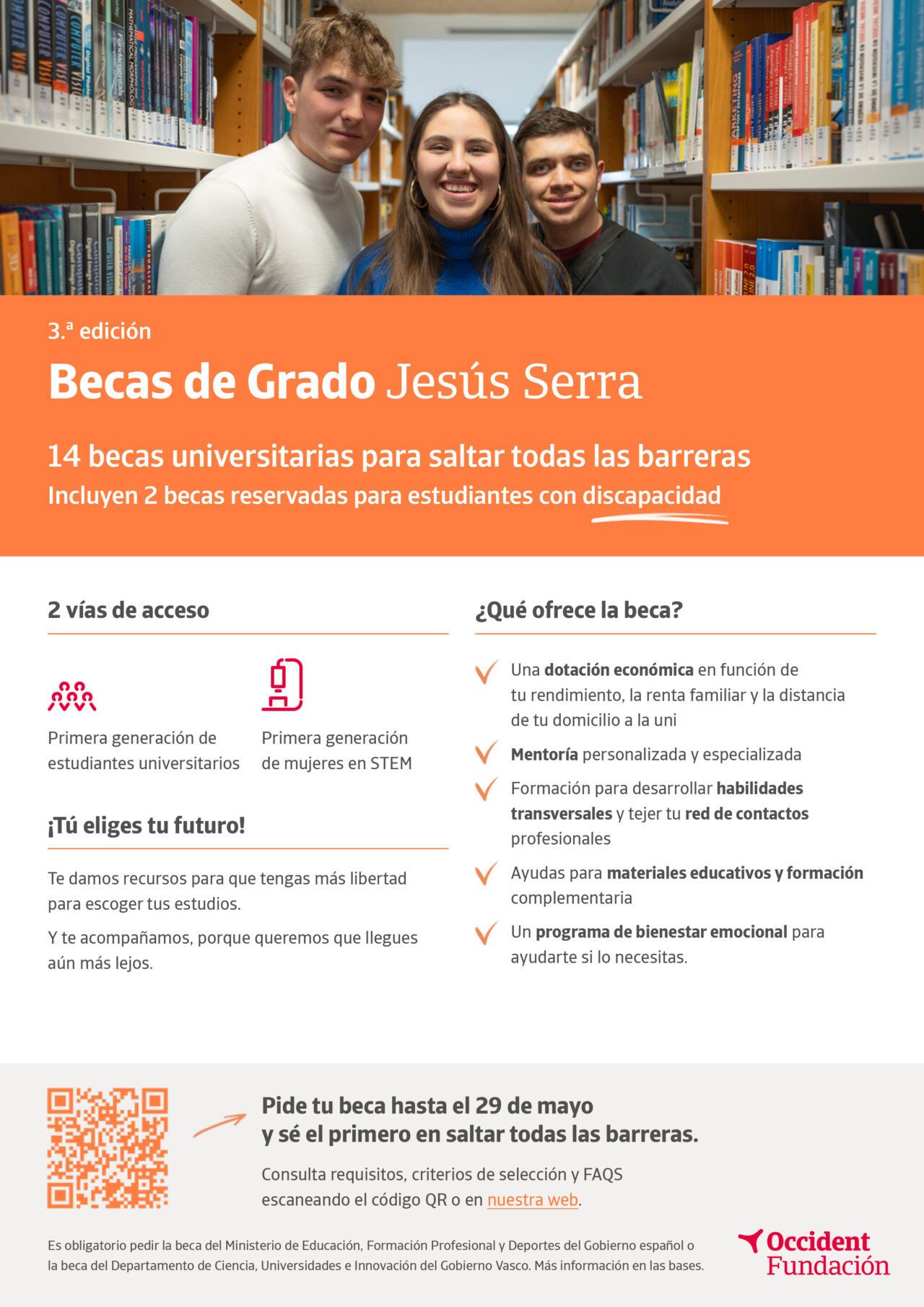 3.ª convocatoria de las Becas de Grado Jesús Serra de Fundación ...