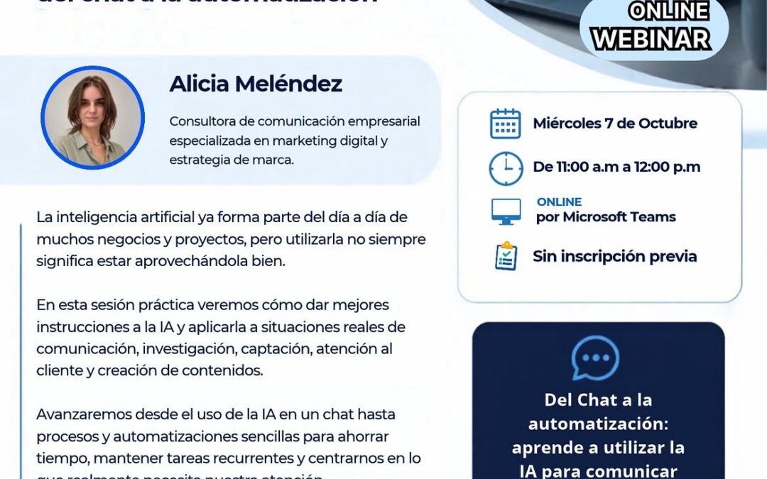 Inteligencia artificial para negocios y proyectos: del char a la automatización