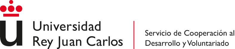 Logotipo Universidad Rey Juan Carlos Servicio de Cooperación al Desarrollo y Voluntariado