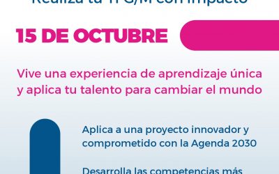 Realiza tu TFG/M con U4Impact en un área de impacto social