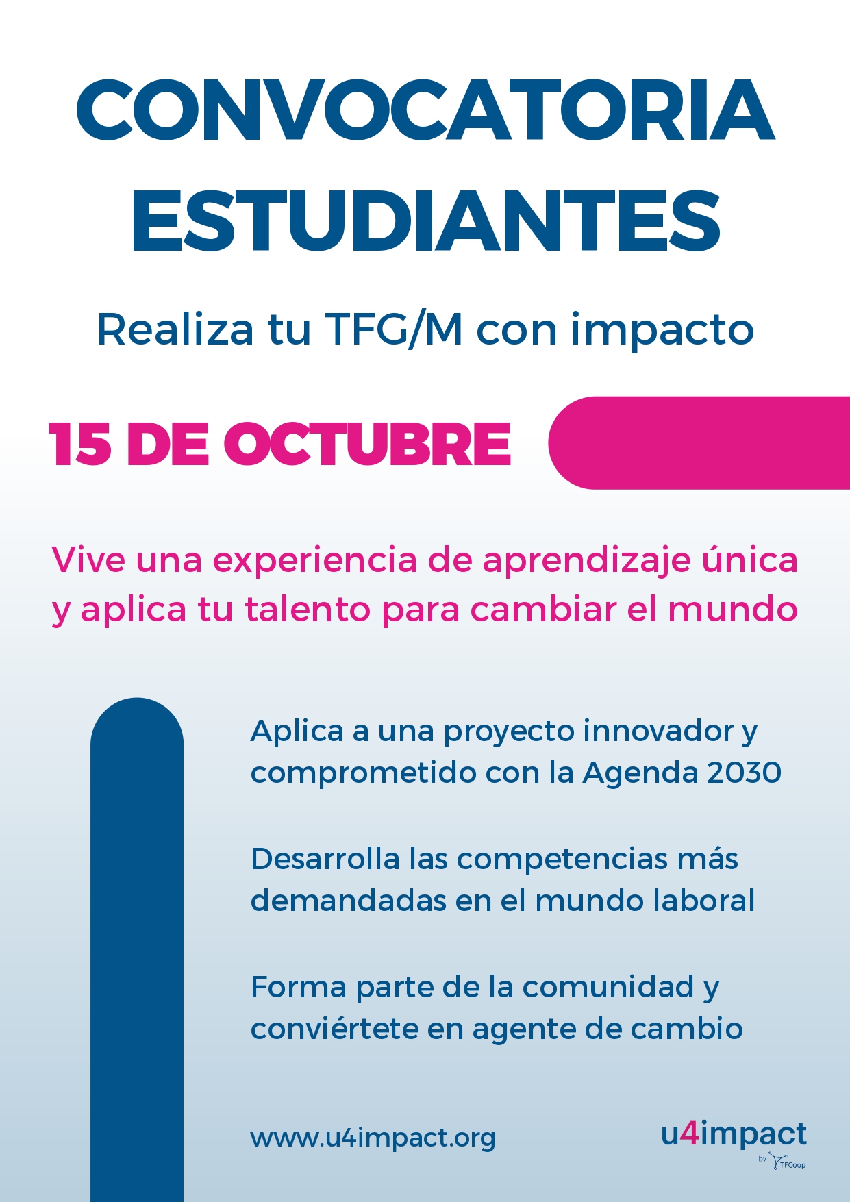 Realiza tu TFG/M con U4Impact en un área de impacto social