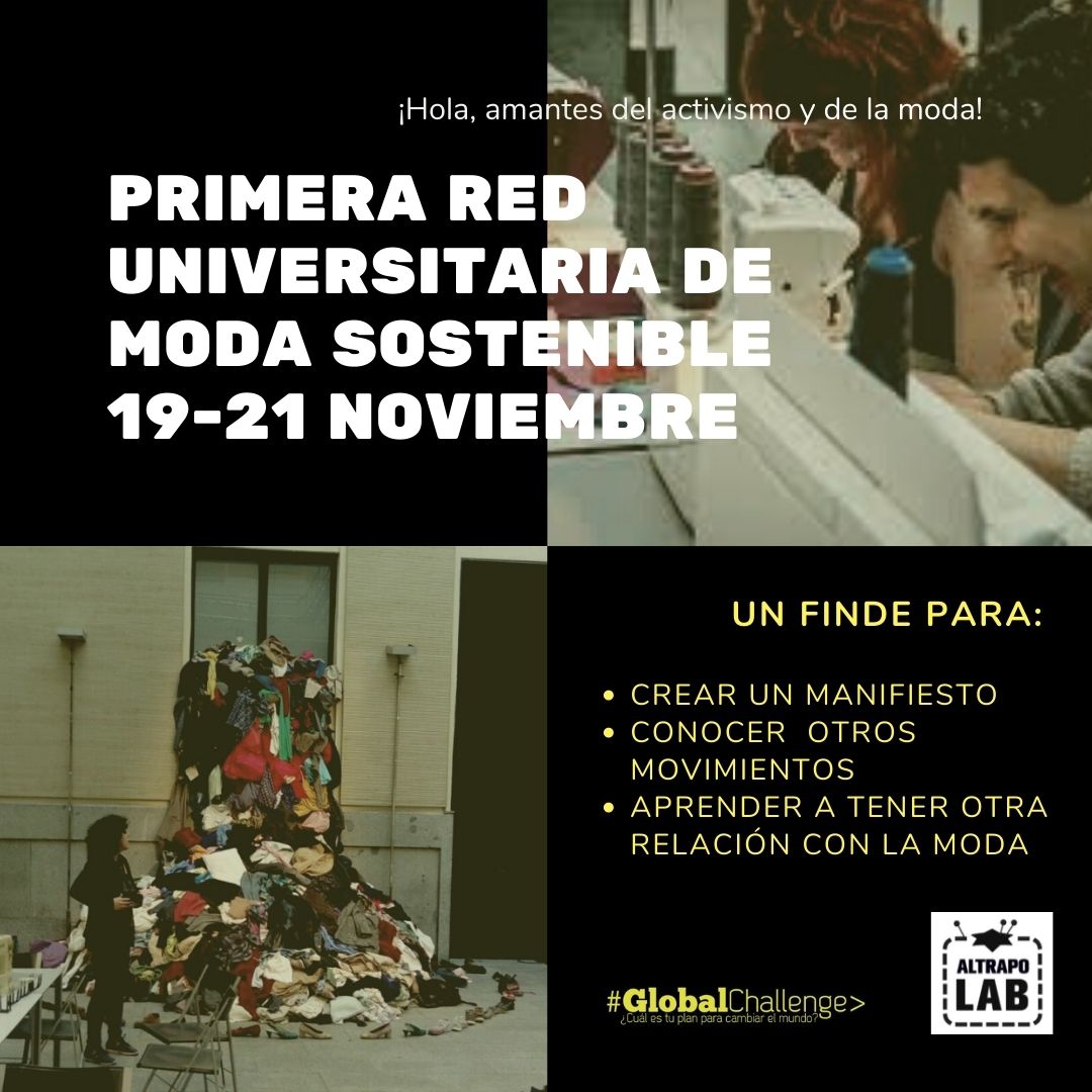 Fin de semana formativo Global Challenge. Moda sostenible. 19-21 de noviembre de 2021