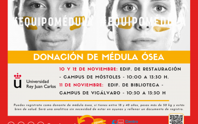 Equipo médula de la comunidad de Madrid en la URJC 10, 11 y 12 de Noviembre