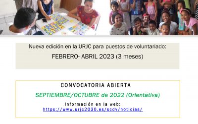 Programa Voluntariado Internacional Universidades Públicas de la comunidad de Madrid