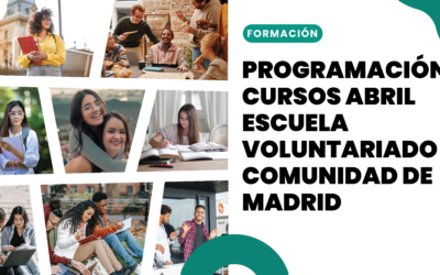 Formación sobre voluntariado en la Comunidad de Madrid mes de abril