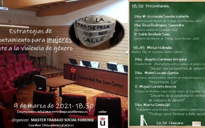 La Unidad de Igualdad colabora en las jornadas: “Estrategias de afrontamiento para mujeres frente a la violencia de género”