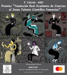 Cartel mujeres en la ciencia 2021