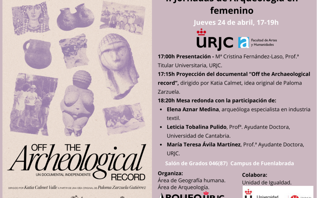 II Jornadas de Arqueología en femenino