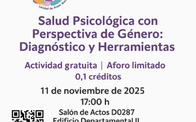 Taller: Salud Psicológica con Perspectiva de Género: Diagnóstico y Herramientas