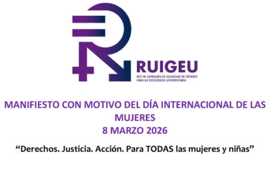 Manifiesto con motivo del día internacional de las mujeres 8 marzo 2026 “Derechos. Justicia. Acción. Para todas las mujeres y niñas”